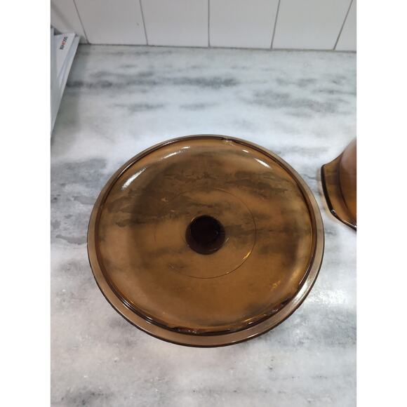 Anchor Hocking Glassware 1.5 Quart Amber Casserole Dish, Baking Cookware w/ Lid - Picture 9 of 14